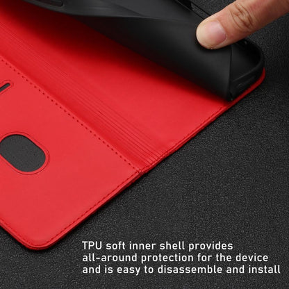 For Redmi K90 Pro Max / Poco F8 Ultra 5G Tulips Butterfly Pattern Magnetic Vegan Leather Phone Case(Red)