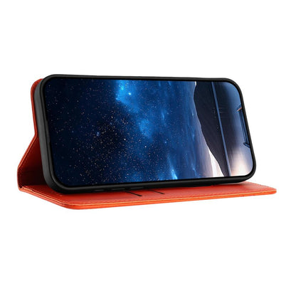 For Redmi K90 Pro Max / Poco F8 Ultra 5G Tulips Butterfly Pattern Magnetic Vegan Leather Phone Case(Orange)