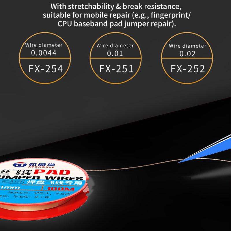 JTX FX Series Special-Purpose Jumper Wire, Model:FX-251 0.01mm