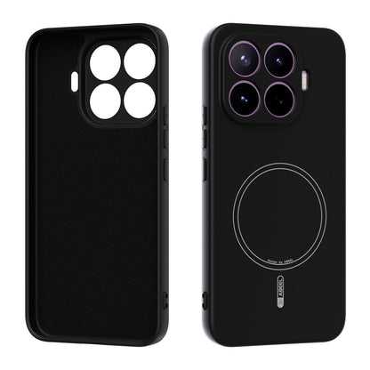 For Xiaomi 17T Pro 5G ABEEL Skin-friendly Feel Magsafe Liquid Silicone Phone Case - Black - EDA008961202A