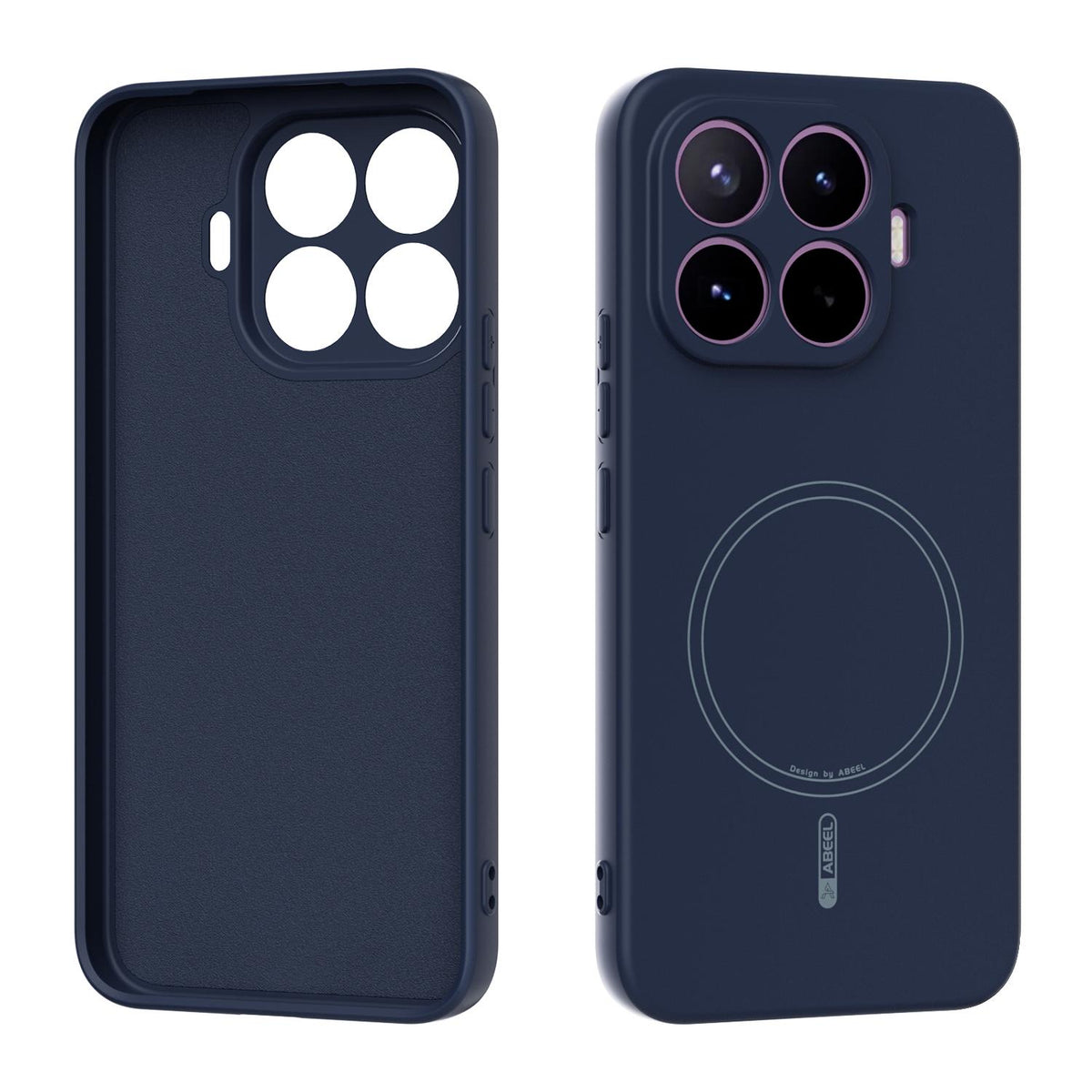 For Xiaomi 17T Pro 5G ABEEL Skin-friendly Feel Magsafe Liquid Silicone Phone Case - Blue - EDA008961202C