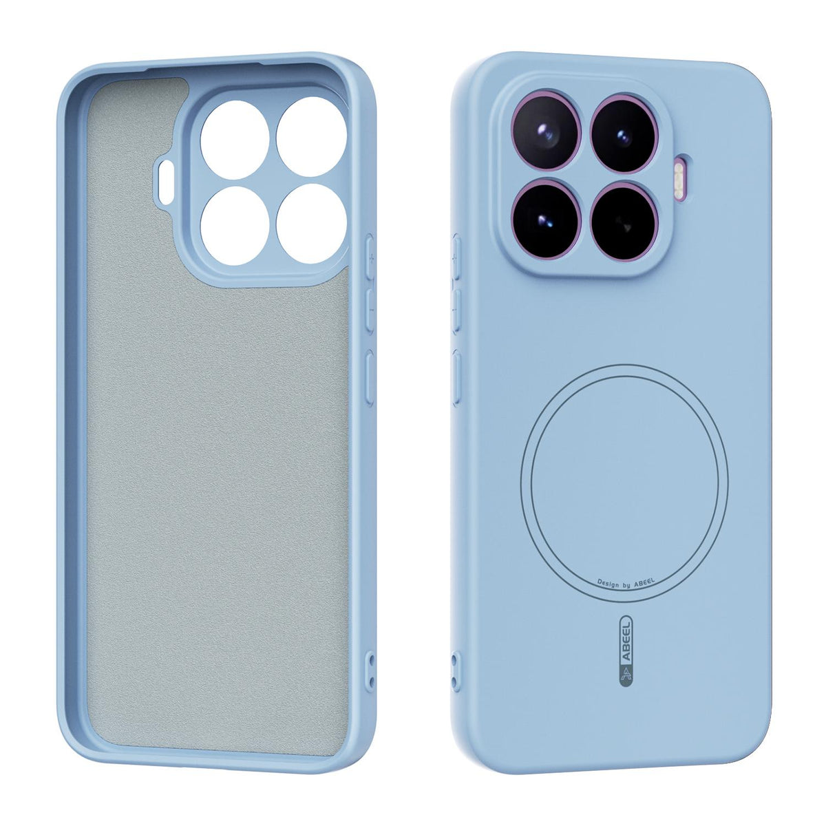 For Xiaomi 17T Pro 5G ABEEL Skin-friendly Feel Magsafe Liquid Silicone Phone Case - Sky Blue - EDA008961202F