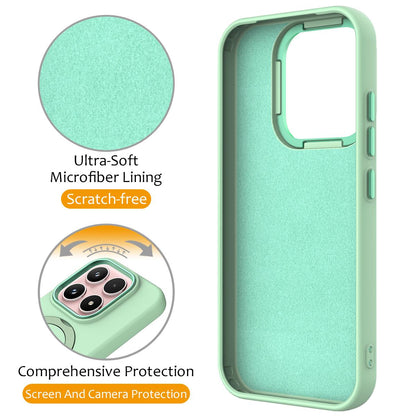 For Xiaomi 17 5G Gen1.5 Pivot Ring Holder TPU Hybrid PC Phone Case - Green - EDA008974003D