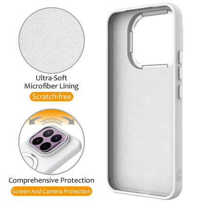 For Xiaomi 17T 5G Gen1.5 Pivot Ring Holder TPU Hybrid PC Phone Case - White - EDA008974005A