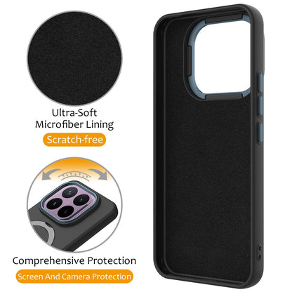 For Xiaomi 17T 5G Gen1.5 Pivot Ring Holder TPU Hybrid PC Phone Case - Black - EDA008974005C