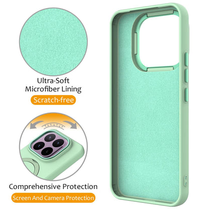 For Xiaomi 17T 5G Gen1.5 Pivot Ring Holder TPU Hybrid PC Phone Case - Green - EDA008974005D