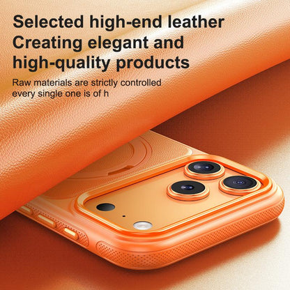 For iPhone 18 Pro Leather Texture 360 Degrees Rotating Magnetic Holder Phone Case - Black - EDA008981009B