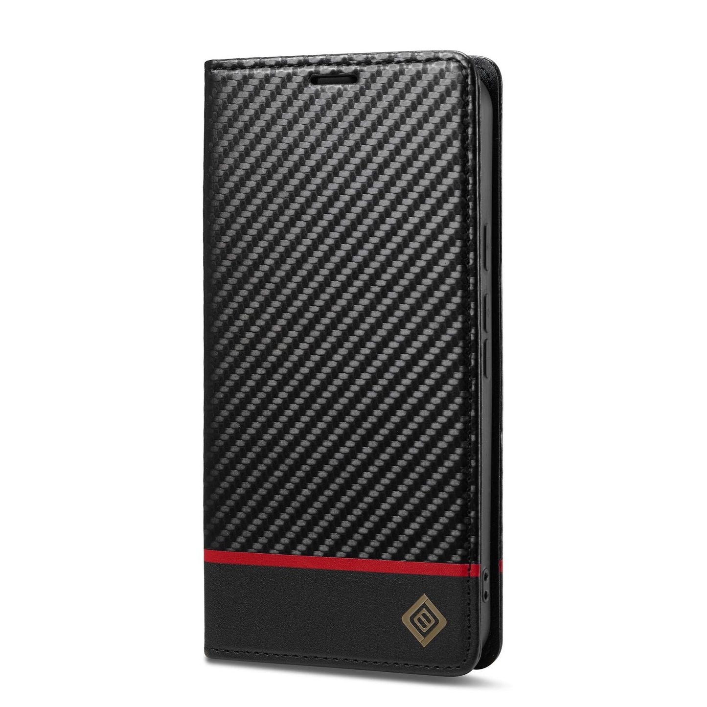 For Google Pixel 11 Pro XL LC.IMEEKE Carbon Fiber Leather Phone Case(Horizontal Black)
