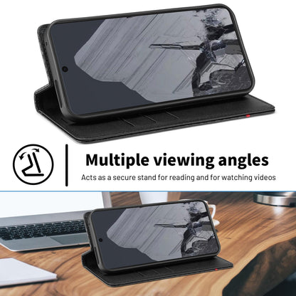 For Google Pixel 11 / 11 Pro LC.IMEEKE Carbon Fiber Leather Phone Case(Vertical Black)