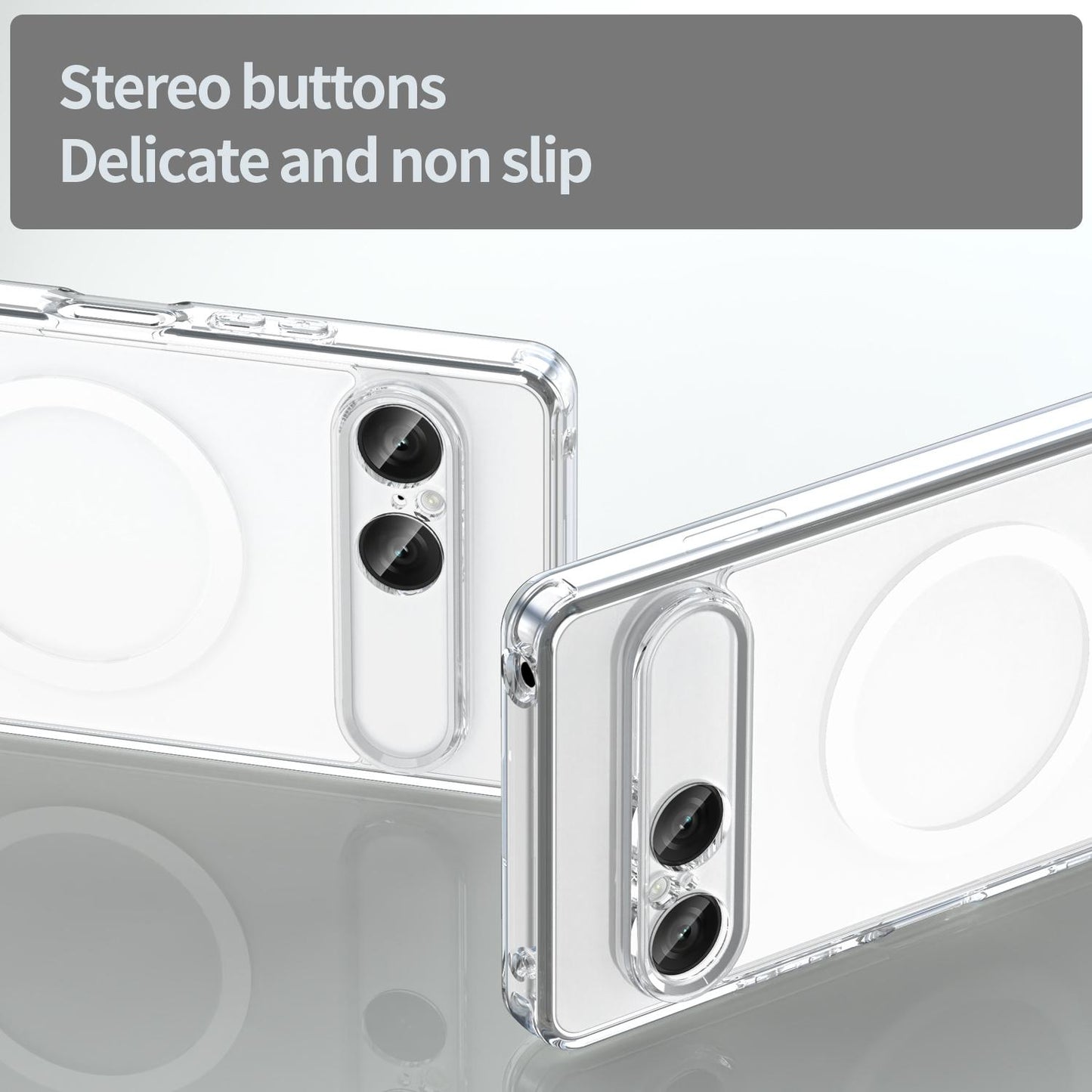 For Sony Xperia 10 VIII PC Hybrid TPU Airbag Shockproof MagSafe Phone Case(Transparent)