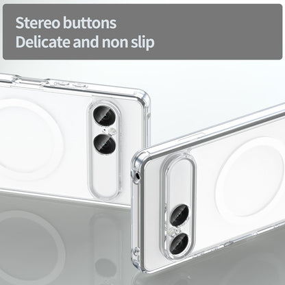For Sony Xperia 10 VIII PC Hybrid TPU Airbag Shockproof MagSafe Phone Case(Transparent)