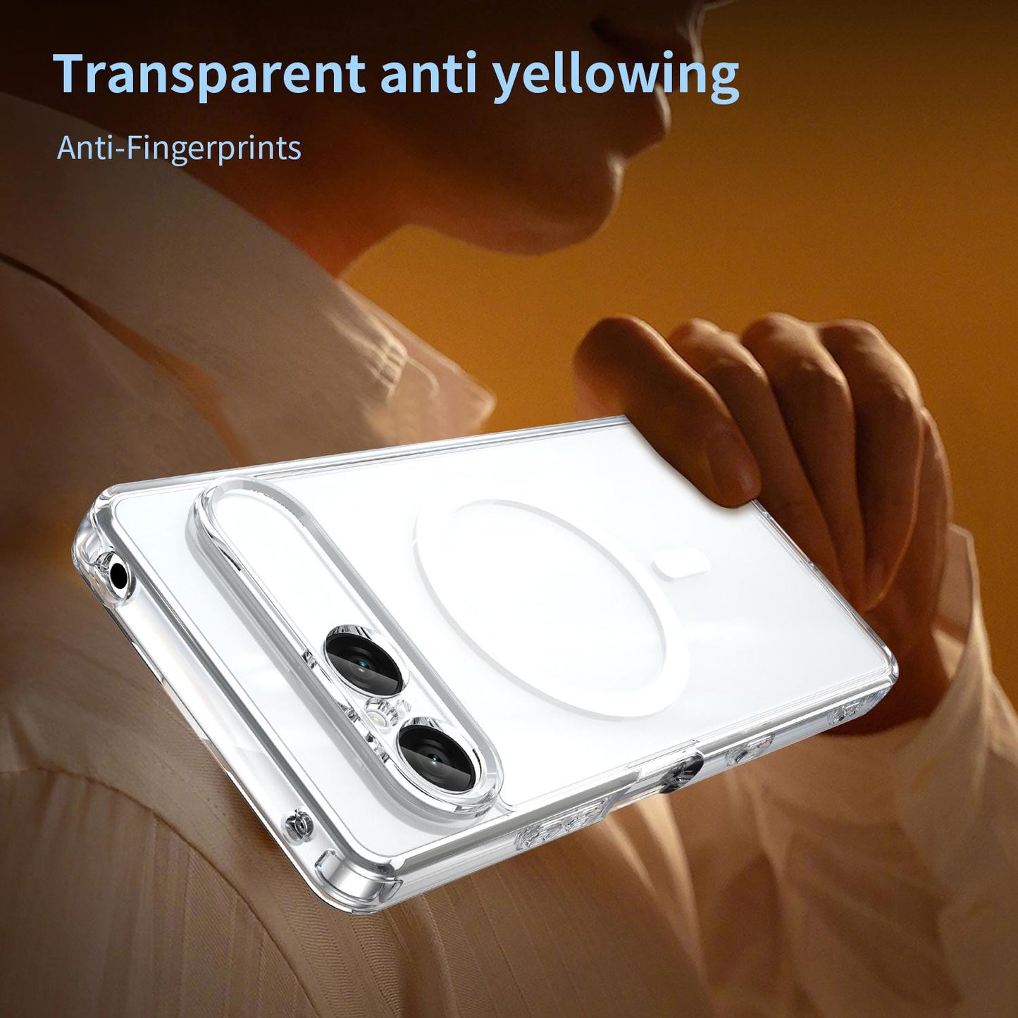 For Sony Xperia 10 VIII PC Hybrid TPU Airbag Shockproof MagSafe Phone Case(Transparent)