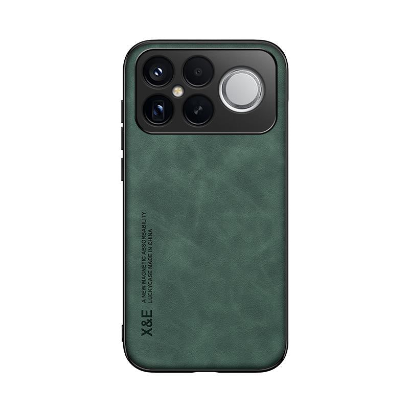 For Redmi K90 Pro Max / Xiaomi Poco F8 Ultra 5G Skin Feel Magnetic Leather Back Phone Case(Green)