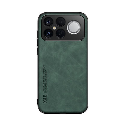 For Redmi K90 Pro Max / Xiaomi Poco F8 Ultra 5G Skin Feel Magnetic Leather Back Phone Case(Green)