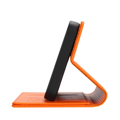 For Xiaomi Poco F8 Ultra / Redmi K90 Pro Max Ballet Girl Diamond Studded RFID Vegan Leather Phone Case(Orange)
