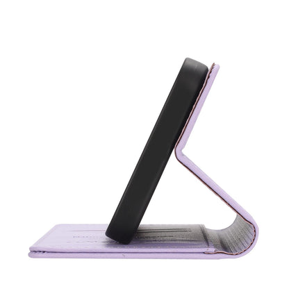 For Xiaomi Poco F8 Ultra / Redmi K90 Pro Max Ballet Girl Diamond Studded RFID Vegan Leather Phone Case(Light Purple)