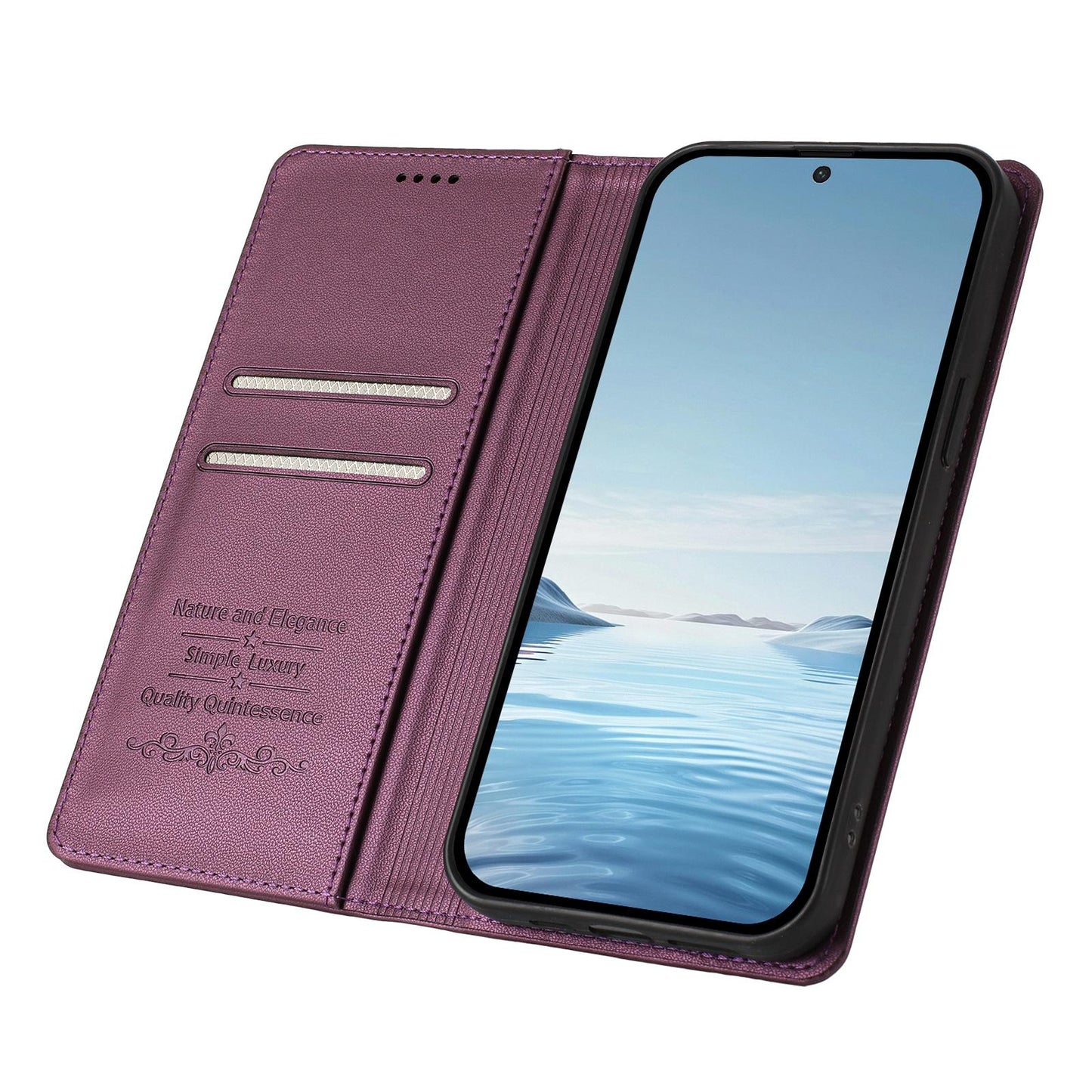 For Xiaomi Poco F8 Ultra / Redmi K90 Pro Max Ballet Girl Diamond Studded RFID Vegan Leather Phone Case(Violet)