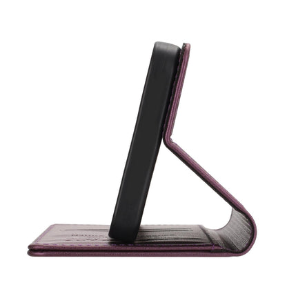 For Xiaomi Poco F8 Ultra / Redmi K90 Pro Max Ballet Girl Diamond Studded RFID Vegan Leather Phone Case(Violet)
