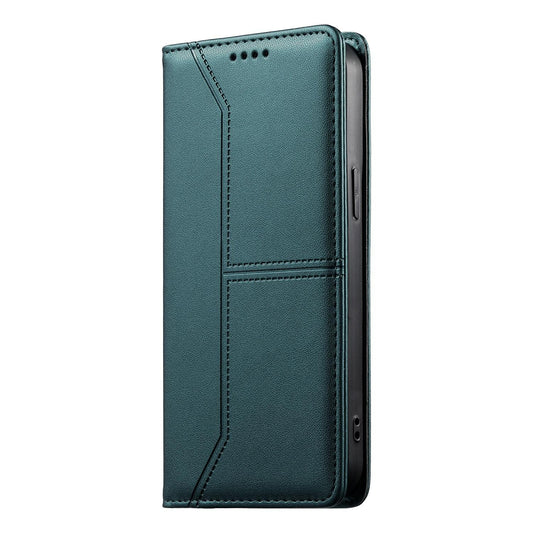 For Redmi K90 Pro Max / Poco F8 Ultra 5G Stitched Line Magnetic RFID Vegan Leather Phone Case(Green)