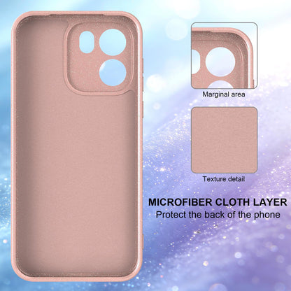 For OnePlus Nord CE6 5G Fine Hole Glossy Glitter Magnetic TPU Phone Case with Same Color Hand Strap - Pink - EDA009089908A