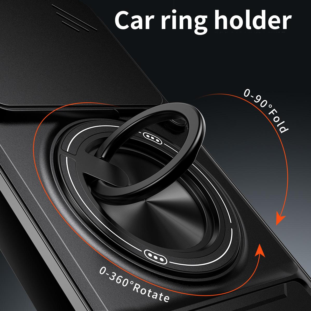 For Nothing Phone 4b Lens Sliding Window Multifunctional Magnetic Shockproof Phone Case(Titanium Gray)