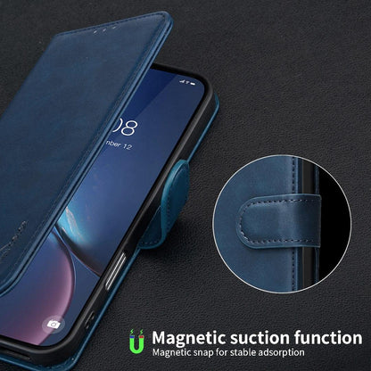 For Redmi Note 17 Pro 5G Global 163mm Solid Color Calfskin Texture RFID Vegan Leather Phone Case(Blue)