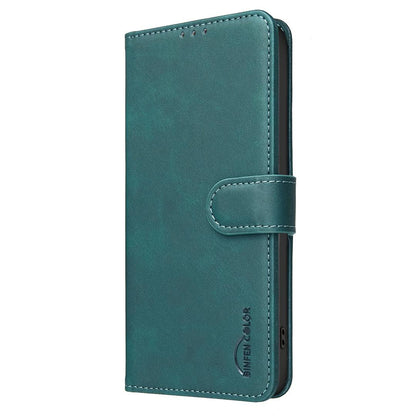 For Redmi Note 17 Pro 5G Global 163mm Solid Color Calfskin Texture RFID Vegan Leather Phone Case(Green)