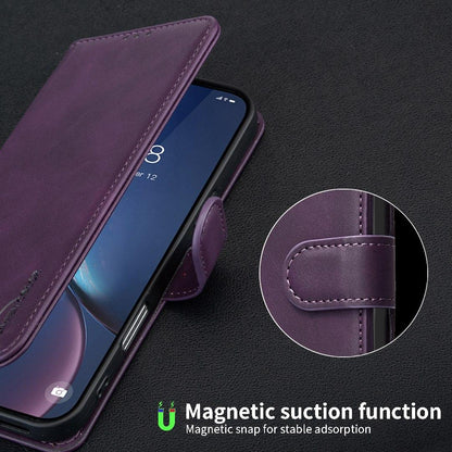 For Redmi Note 17 Pro 5G Global 163mm Solid Color Calfskin Texture RFID Vegan Leather Phone Case(Purple)