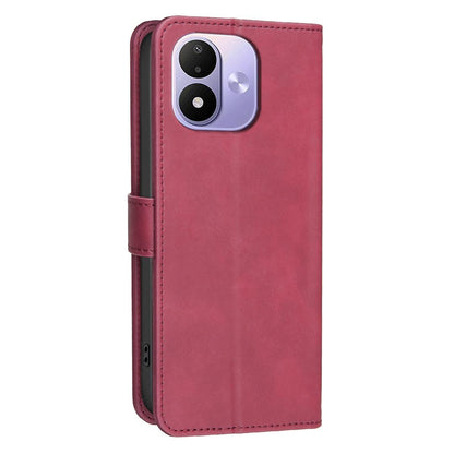 For Redmi Note 17 Pro 5G Global 163mm Solid Color Calfskin Texture RFID Vegan Leather Phone Case(Red)