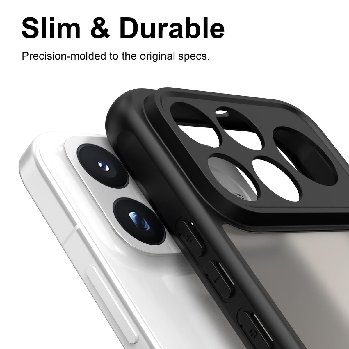 For Redmi K100 Pro Max 5G Fan Dun Series TPU Hybrid PC Frosted Phone Case - Black - EDA009115807A