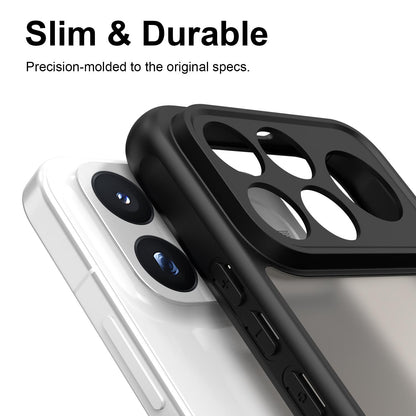 For Redmi K100 Pro Max 5G Fan Dun Series TPU Hybrid PC Frosted Phone Case - Black - EDA009115807A