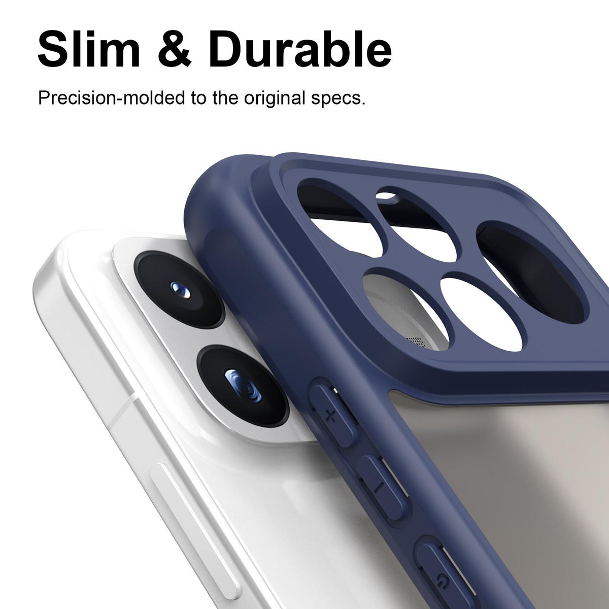 For Redmi K100 Pro Max 5G Fan Dun Series TPU Hybrid PC Frosted Phone Case - Blue - EDA009115807B