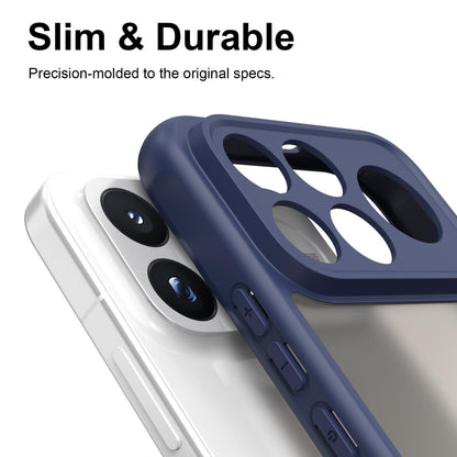 For Redmi K100 Pro Max 5G Fan Dun Series TPU Hybrid PC Frosted Phone Case - Blue - EDA009115807B