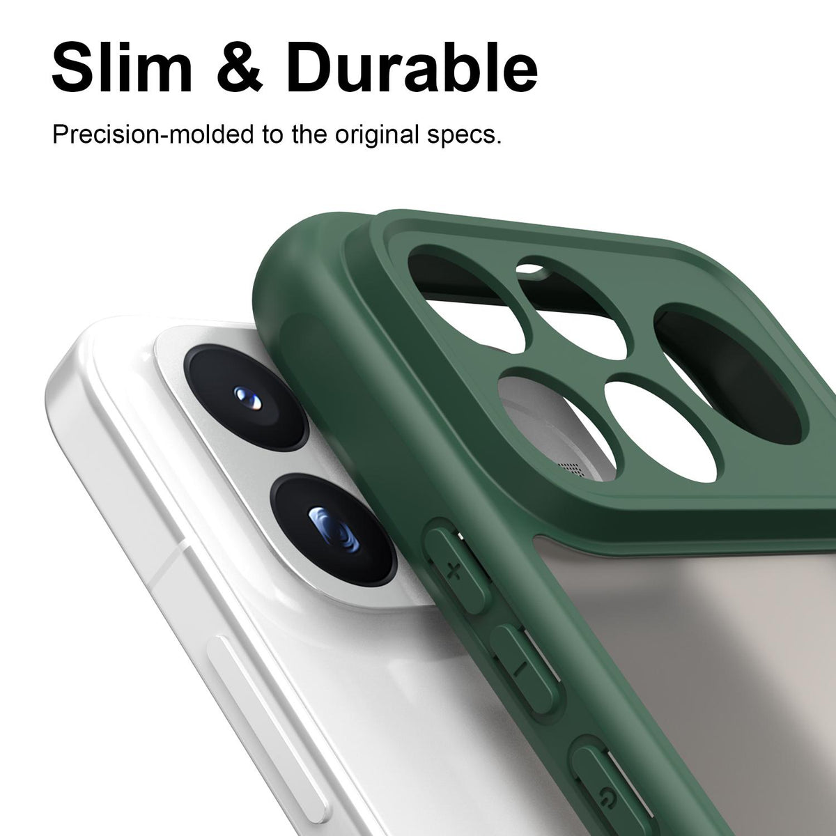 For Redmi K100 Pro Max 5G Fan Dun Series TPU Hybrid PC Frosted Phone Case - Green - EDA009115807C