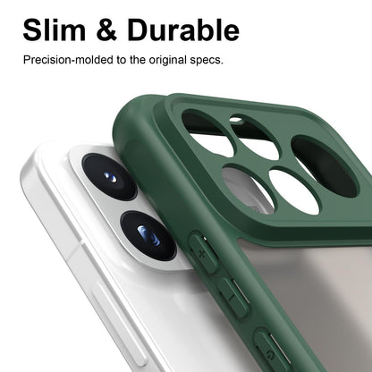 For Redmi K100 Pro Max 5G Fan Dun Series TPU Hybrid PC Frosted Phone Case - Green - EDA009115807C