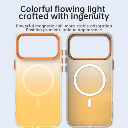 For iPhone 18 Pro Max Candy Gradient Series 3 in 1 Hybrid Magnetic Phone Case - Yellow - EDA009128820C