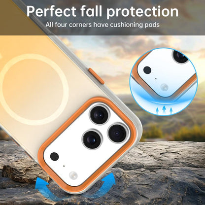 For iPhone 18 Pro Candy Gradient Series 3 in 1 Hybrid Magnetic Phone Case - Yellow - EDA009128821C