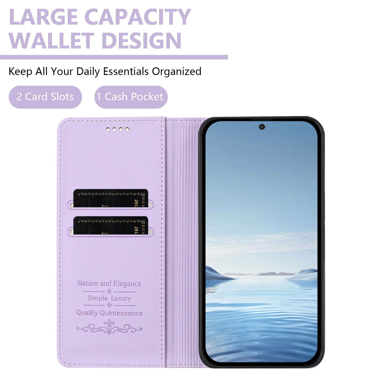 For Xiaomi Poco F8 Ultra 5G / Redmi K90 Pro Max Strong Magnetic Dual Butterfly RFID Vegan Leather Phone Case(Light Purple)