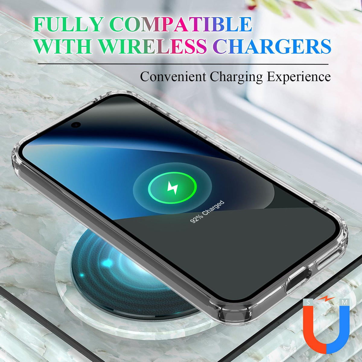 For Google Pixel 10a Large Hole Camera MagSafe Magnetic Clear Acrylic TPU Case - Transparent - EDA009193607A
