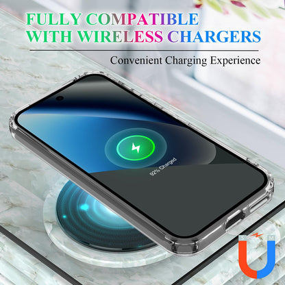 For Google Pixel 10a Large Hole Camera MagSafe Magnetic Clear Acrylic TPU Case - Transparent - EDA009193607A