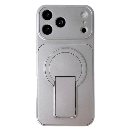 For iPhone 18 Pro Max Instantly Transforms Into 17 Pro Invisible Holder Magnetic Phone Case - Silver - EDA009210326A