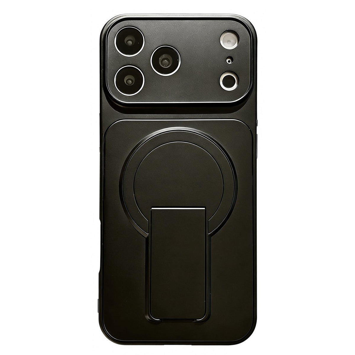 For iPhone 18 Pro Max Instantly Transforms Into 17 Pro Invisible Holder Magnetic Phone Case - Black - EDA009210326B