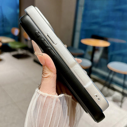 For iPhone 18 Pro Instantly Transforms Into 17 Pro Invisible Holder Magnetic Phone Case - Silver - EDA009210324A
