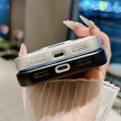 For iPhone 18 Pro Instantly Transforms Into 17 Pro Invisible Holder Magnetic Phone Case - Silver - EDA009210324A