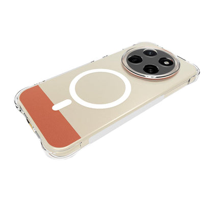 For Honor X80 Pro Max Shockproof Non-slip Magnetic TPU Phone Case - Transparent - EDA009224409A