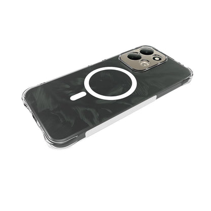 For Redmi 17 5G / 4G Global 170mm Shockproof Non-slip Magnetic TPU Phone Case(Transparent)