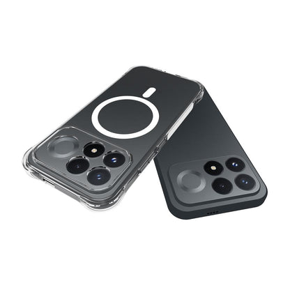 For Xiaomi Poco F9 Pro 5G Shockproof Non-slip Magnetic TPU Phone Case - Transparent - EDA009224609A