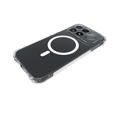 For Xiaomi Poco F9 Pro 5G Shockproof Non-slip Magnetic TPU Phone Case - Transparent - EDA009224609A