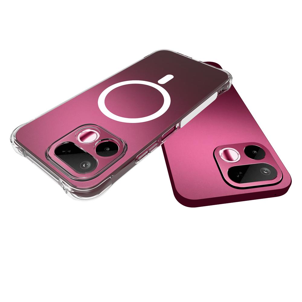 For Realme 16T 5G Shockproof Non-slip Magnetic TPU Phone Case - Transparent - EDA009225009A