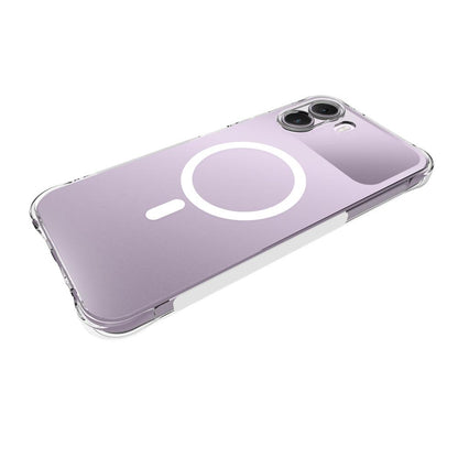 For Realme P4 Lite 4G Global Shockproof Non-slip Magnetic TPU Phone Case(Transparent)